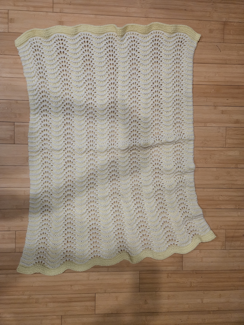 Vintage Baby Crochet Wave Blanket